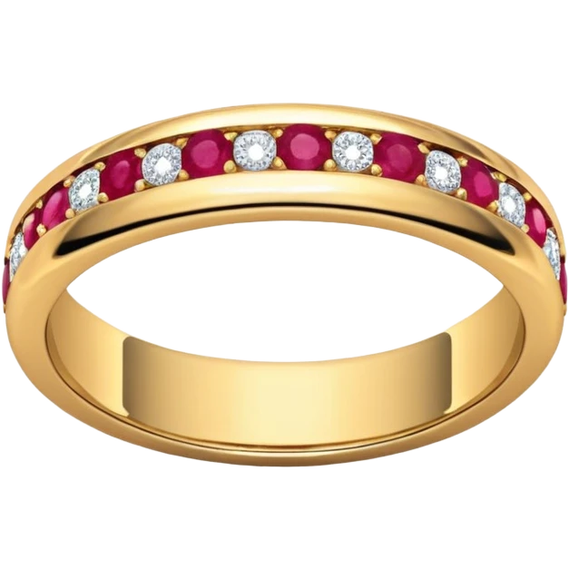 glitter rubi married ring emoji