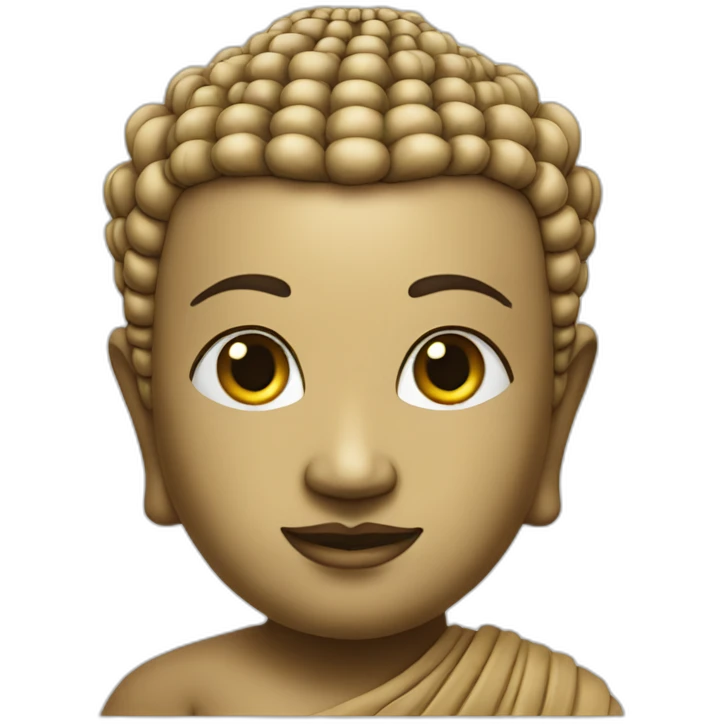 un bouddha  emoji