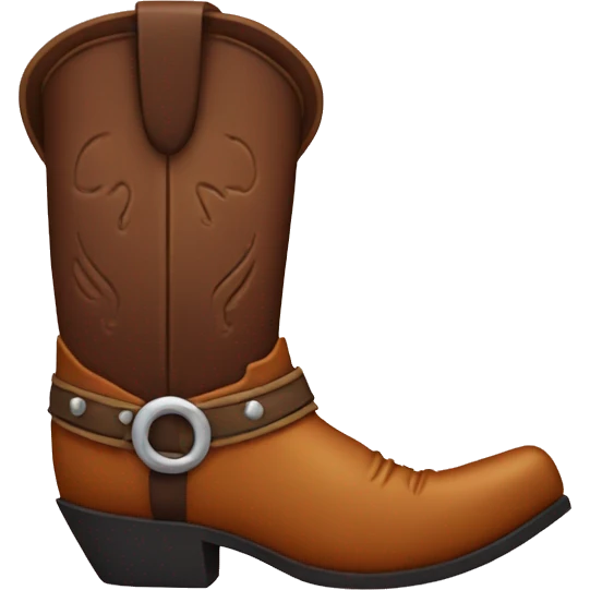 cowboy boot emoji
