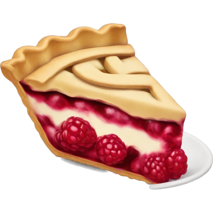 Raspberry pie emoji
