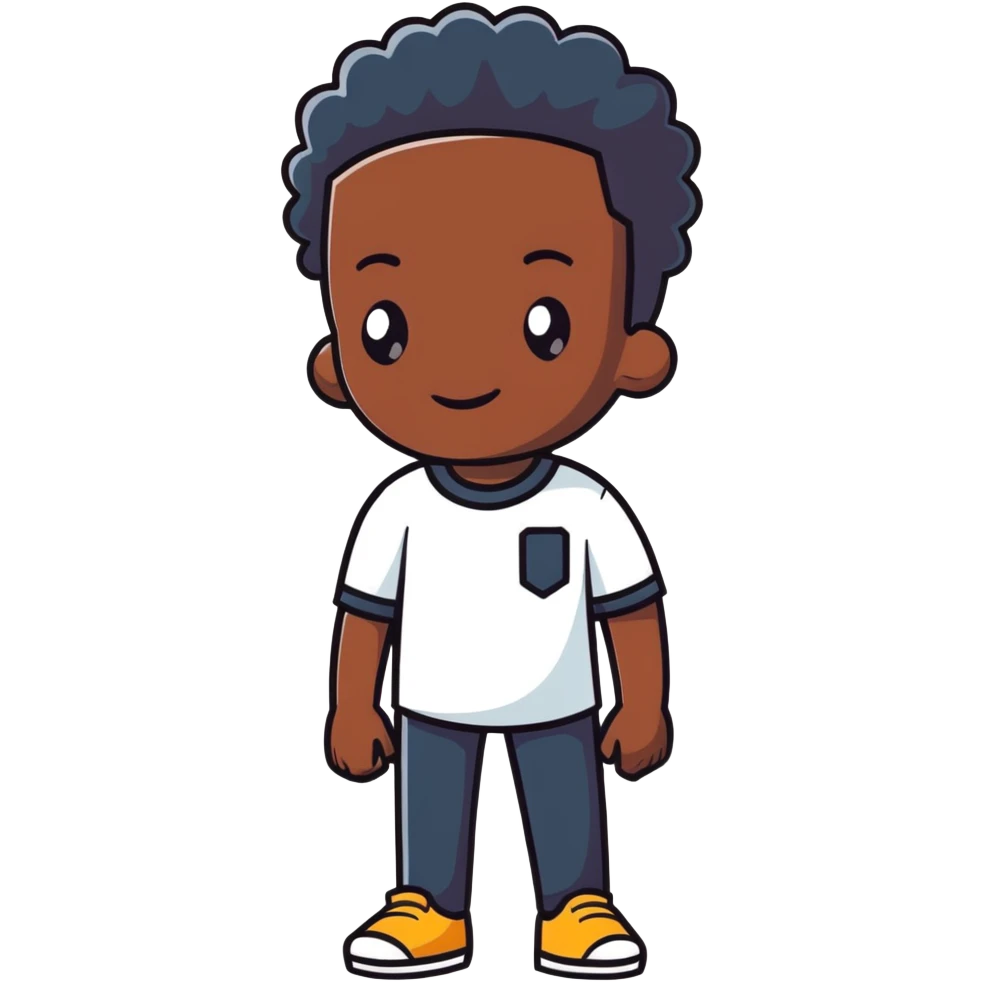 black man emoji