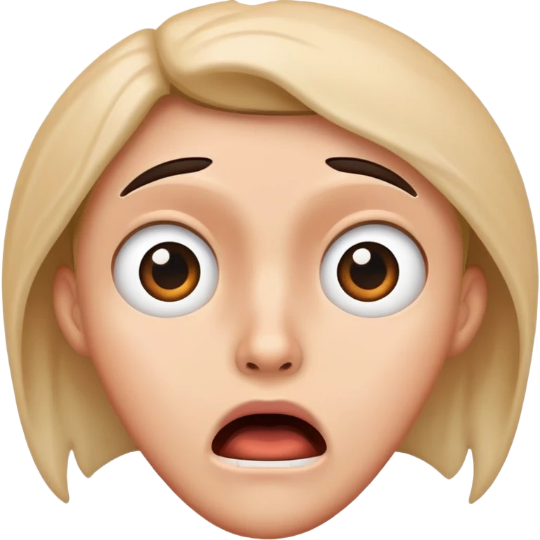 scared face emoji