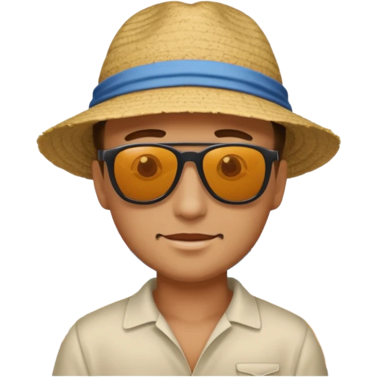 I told him about the beach emoji