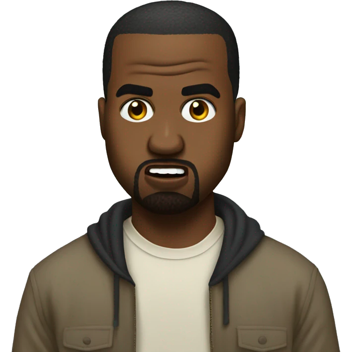 Kanye west mad emoji