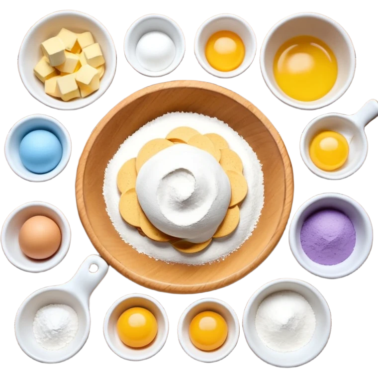 aethetic baking ingredients emoji