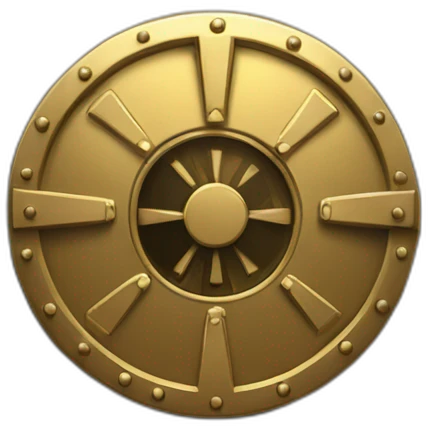 gold and iron vault door emoji