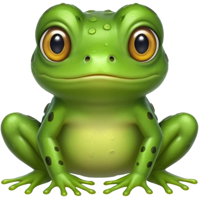 freaky little frog emoji