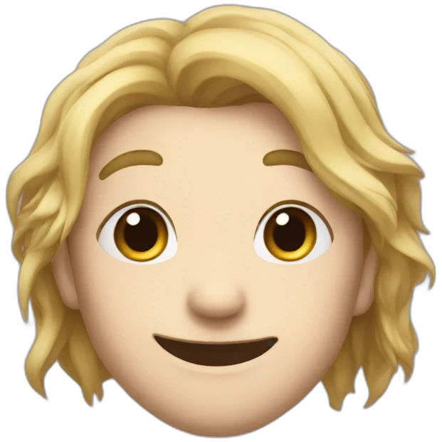 Shinshan blushing emoji