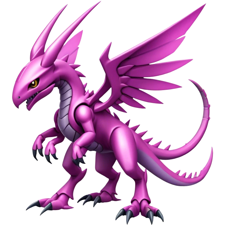  Cool Edgy Shiny Ethereal Legendary Digimon-Genesect-Palkia-hybrid full body emoji