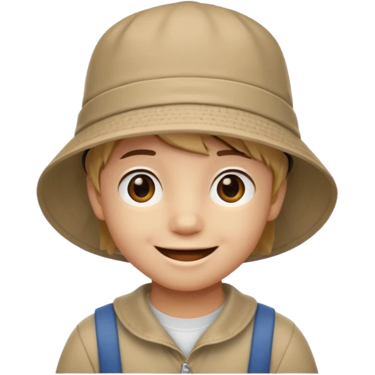 bucket hat kid emoji