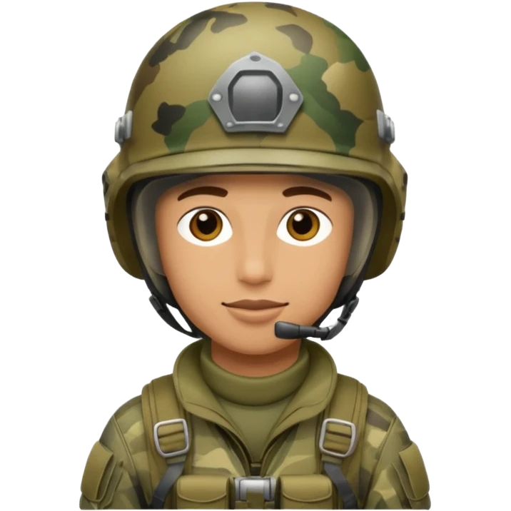 saut parachutiste militaire  emoji