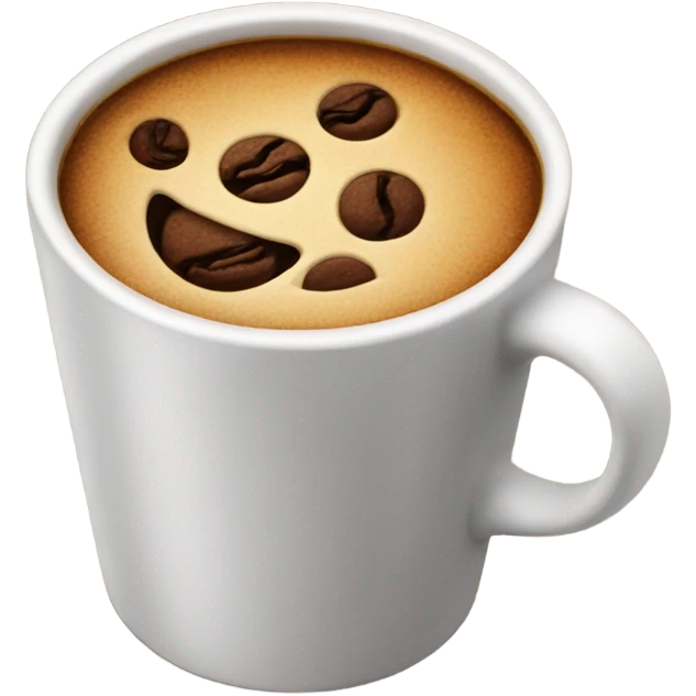 Coffee with cookie emoji