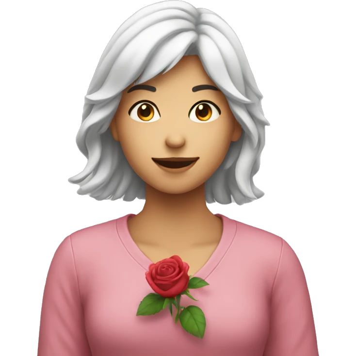 Rosa heart emoji