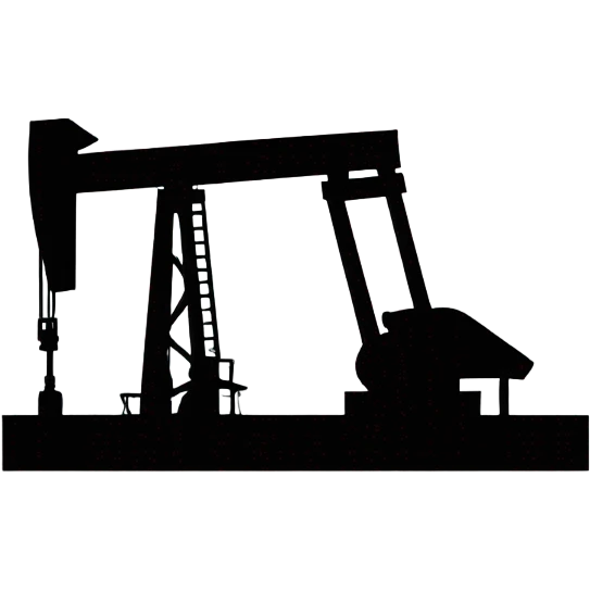 Pump jack oil black emoji