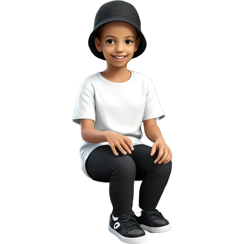 smiling girl sitting on grass emoji