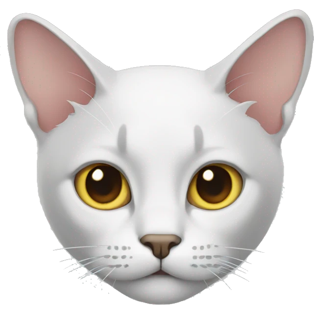 cat with no ears emoji