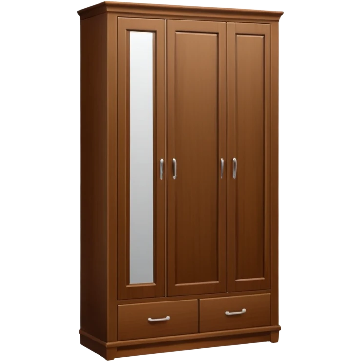 wardrobe modern closed mirror door emoji
