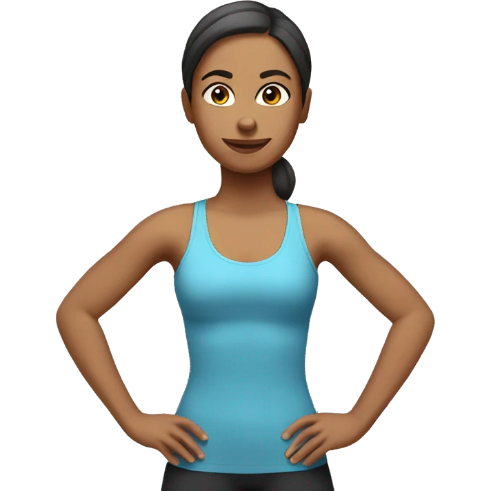 Girl pilates emoji