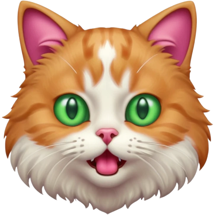Cat gasping in shock emoji
