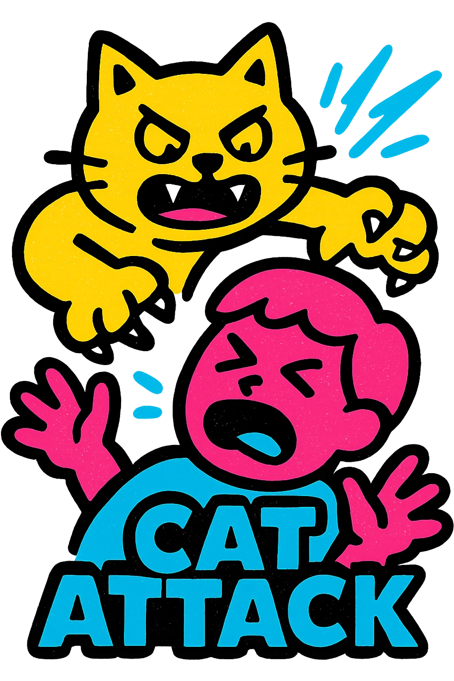 cat attack emoji