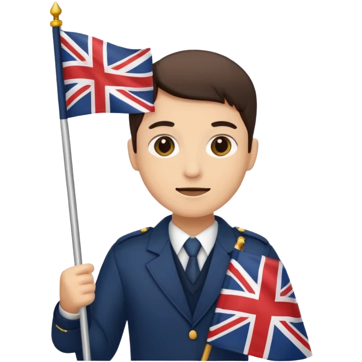 Holding a flag emoji