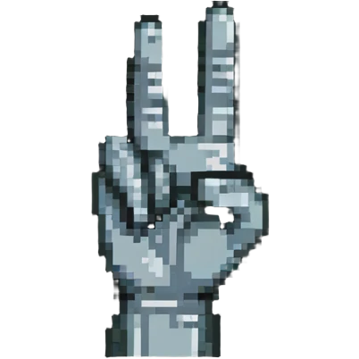 two fingers pointing upward emoji
