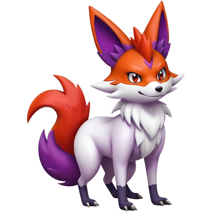 Braixen-Zoroark-Zangoose-hybrid-creature emoji