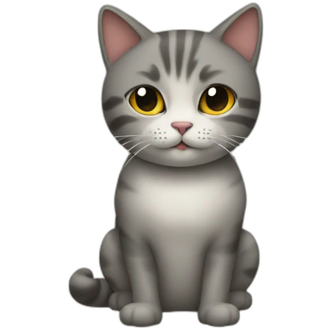 Cat and peace emoji