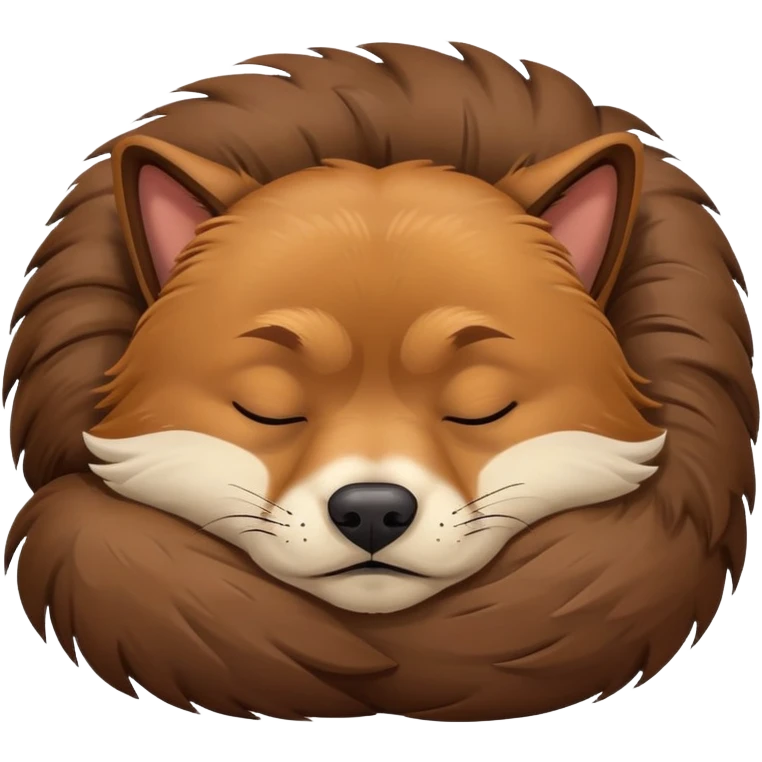 Mad dog sleeping emoji