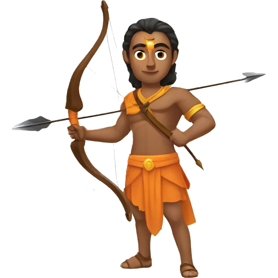 Lord Ram Bow and arrow  emoji