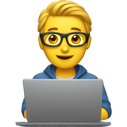 Video editor with laptop  emoji