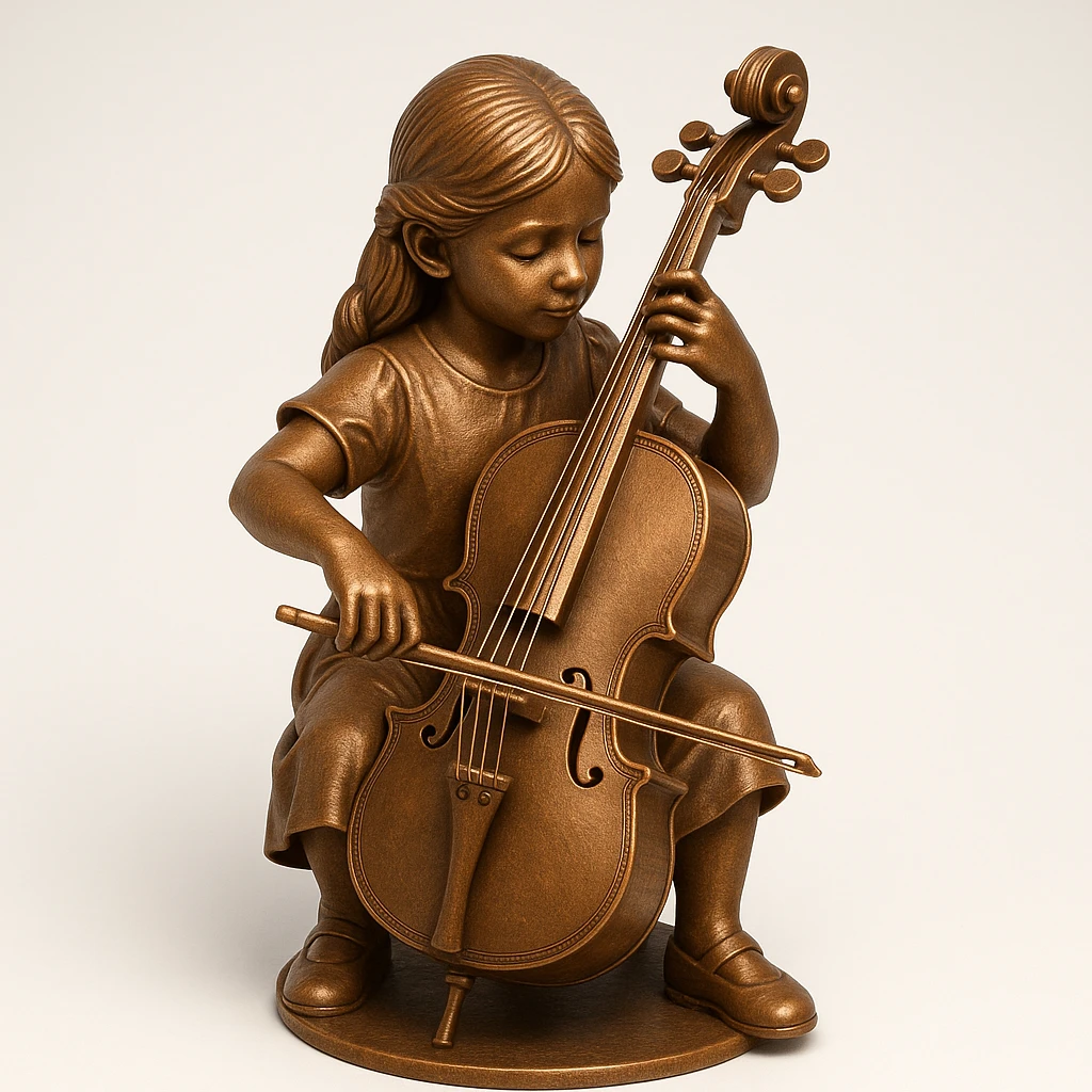girl playing cello emoji