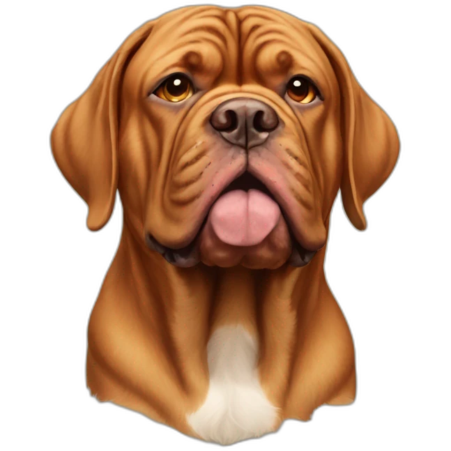 Dogue de bordeaux emoji