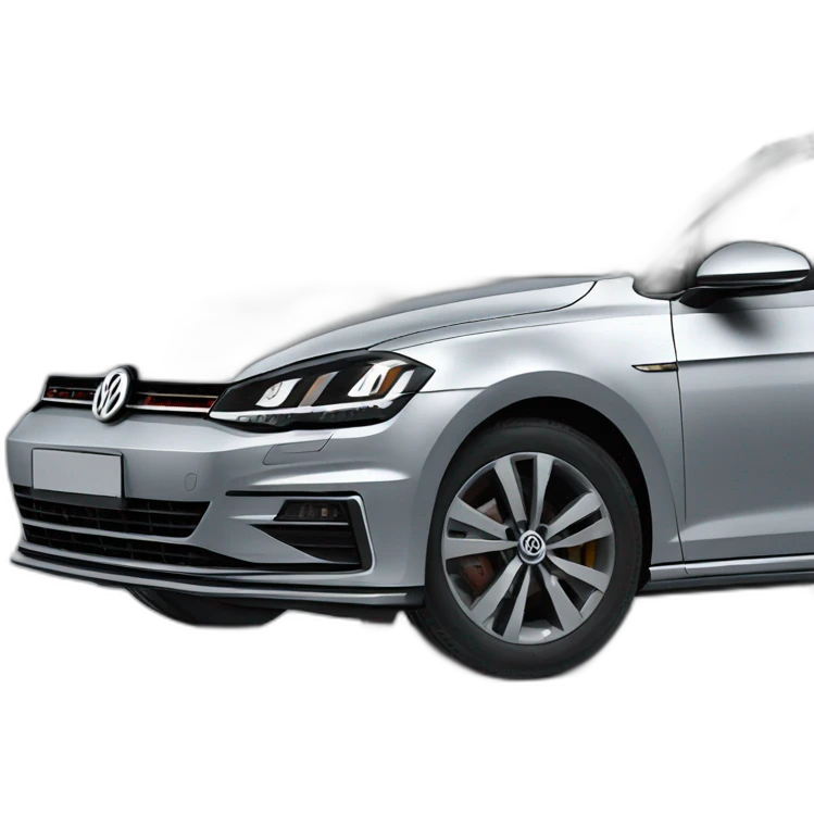 New Volkswagen Golf universal black emoji