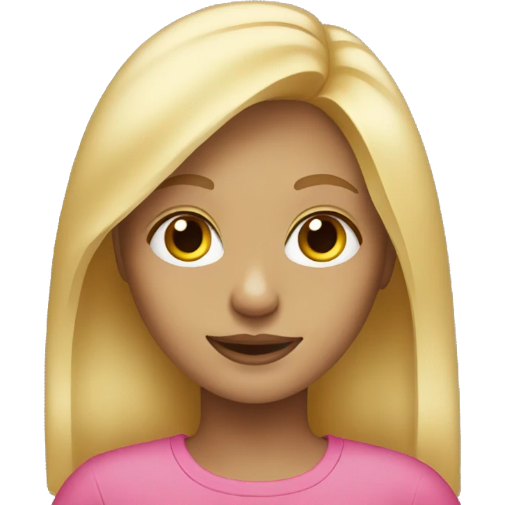 Blonde girl emoji