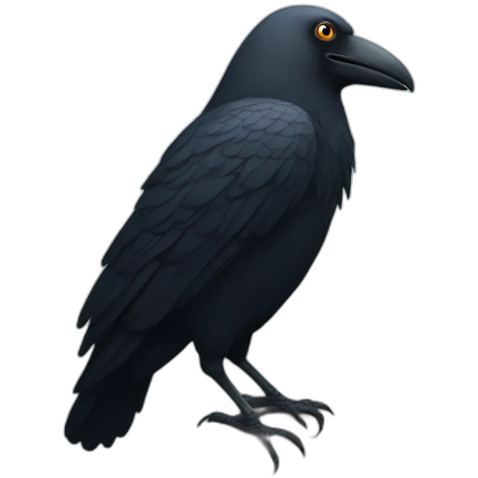 Giant crow emoji