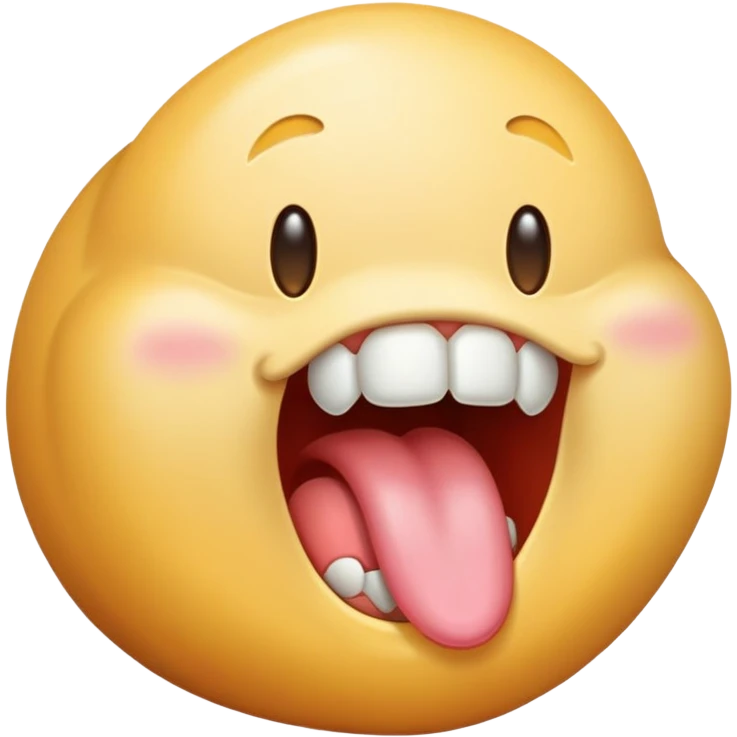 white tongue emoji