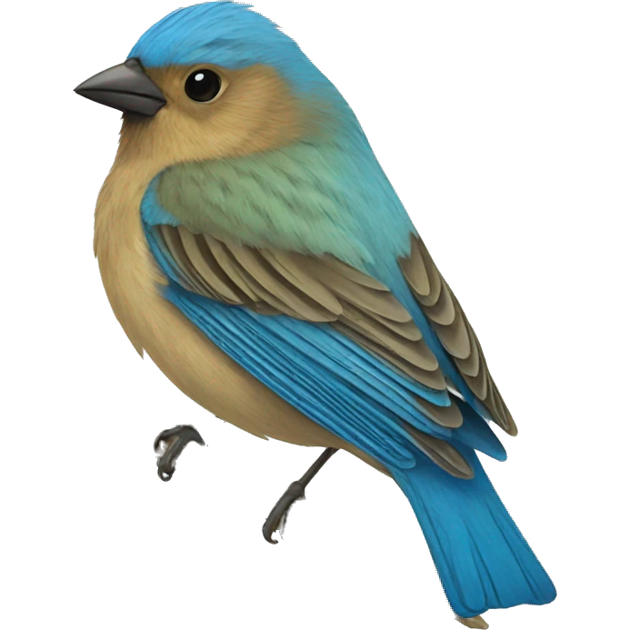 indigo bunting emoji