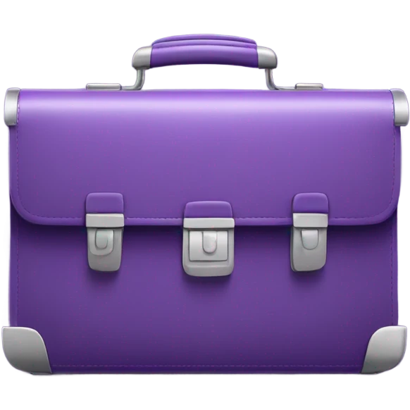 purple briefcase emoji