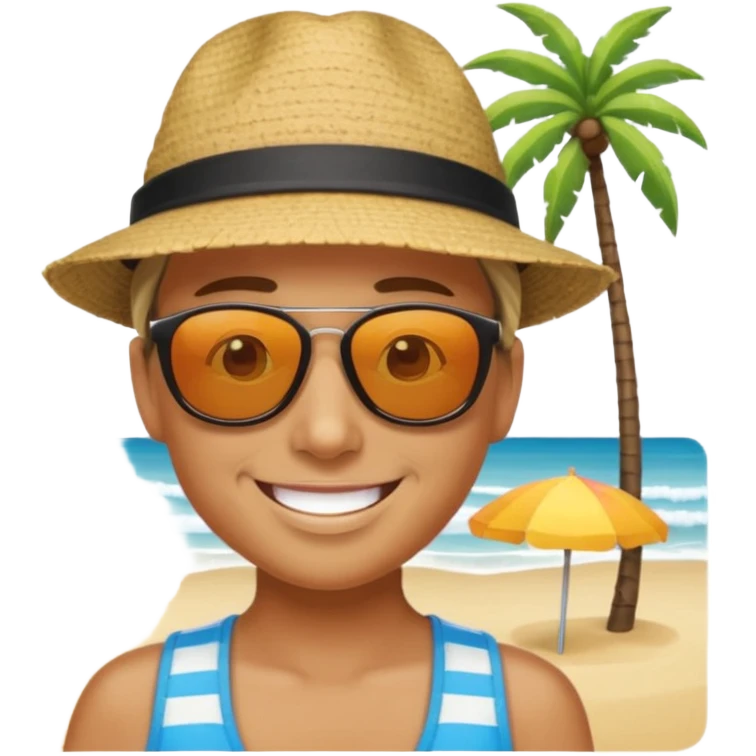 Beach emoji