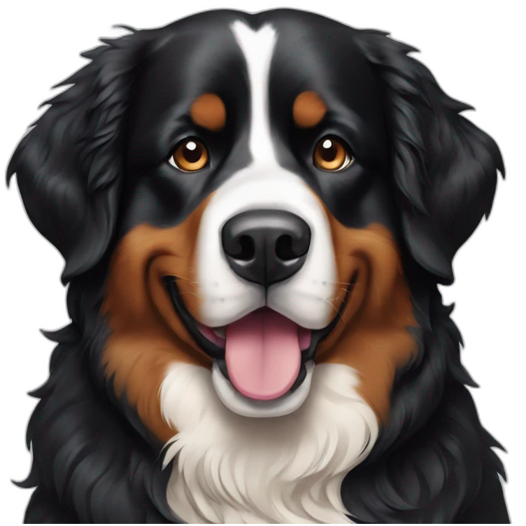 Bernese mountain dog emoji