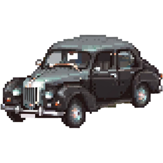 Classic vintage car emoji
