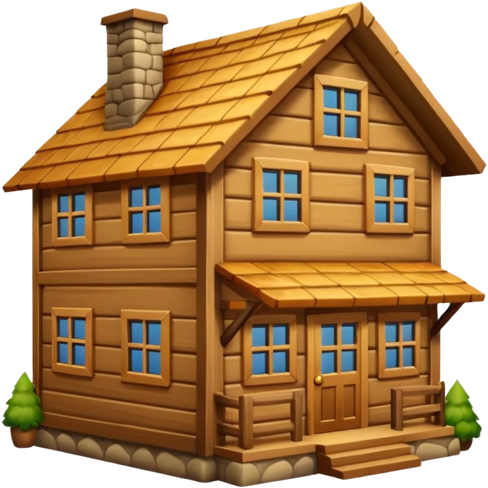 biggest wood house emoji