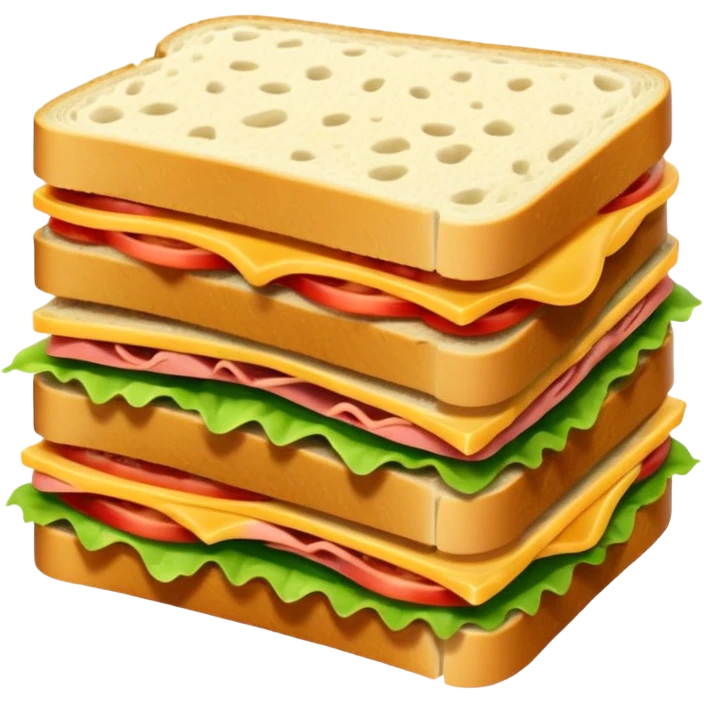 a sandwich cut in half emoji