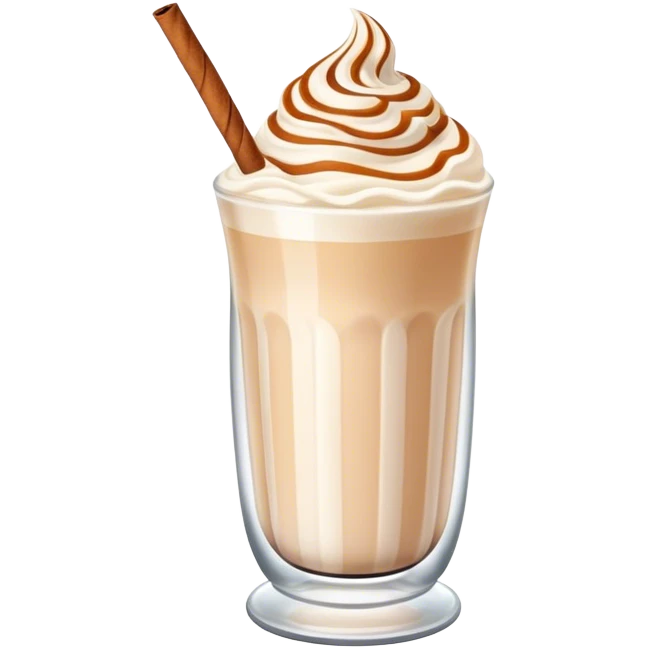 Cinnamon milkshake emoji