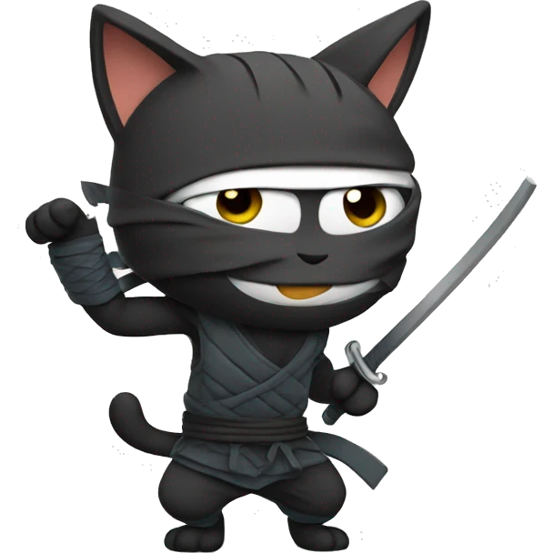 ninja cat emoji