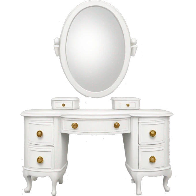 white Vintage vanity emoji