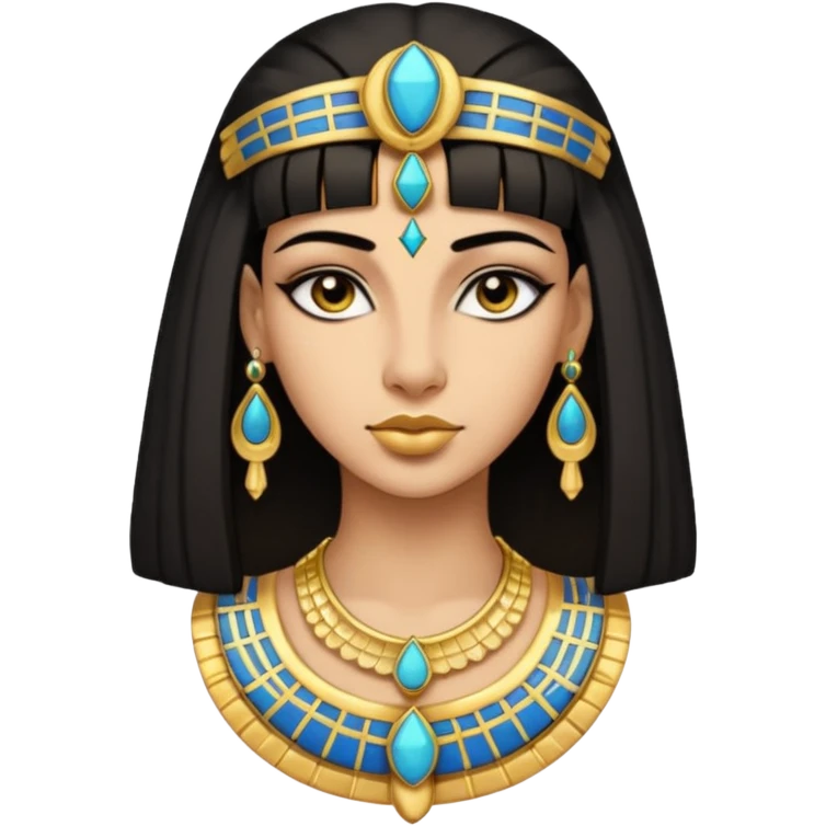 32 pixel by 32 pixel lighter skin to Cleopatra emoji