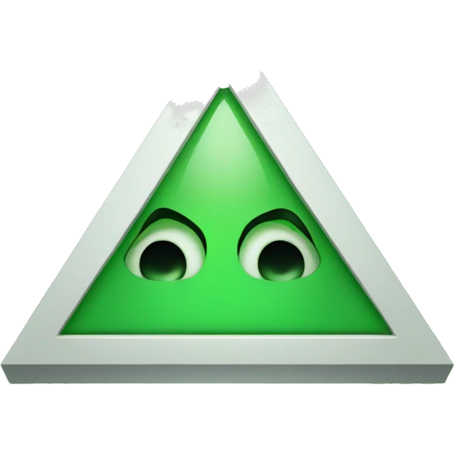 green triangle emoji