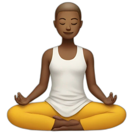 meditation emoji